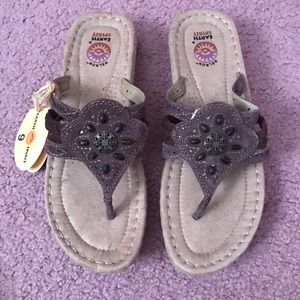 Earth Spirit Brown Leather Sandals